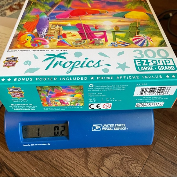 🏝️ “Seaside Afternoon” 300 pc Jigsaw Pizzle (1.0lb) - Picture 5 of 6